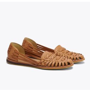 NWB Nisolo Almond Huarache Flats